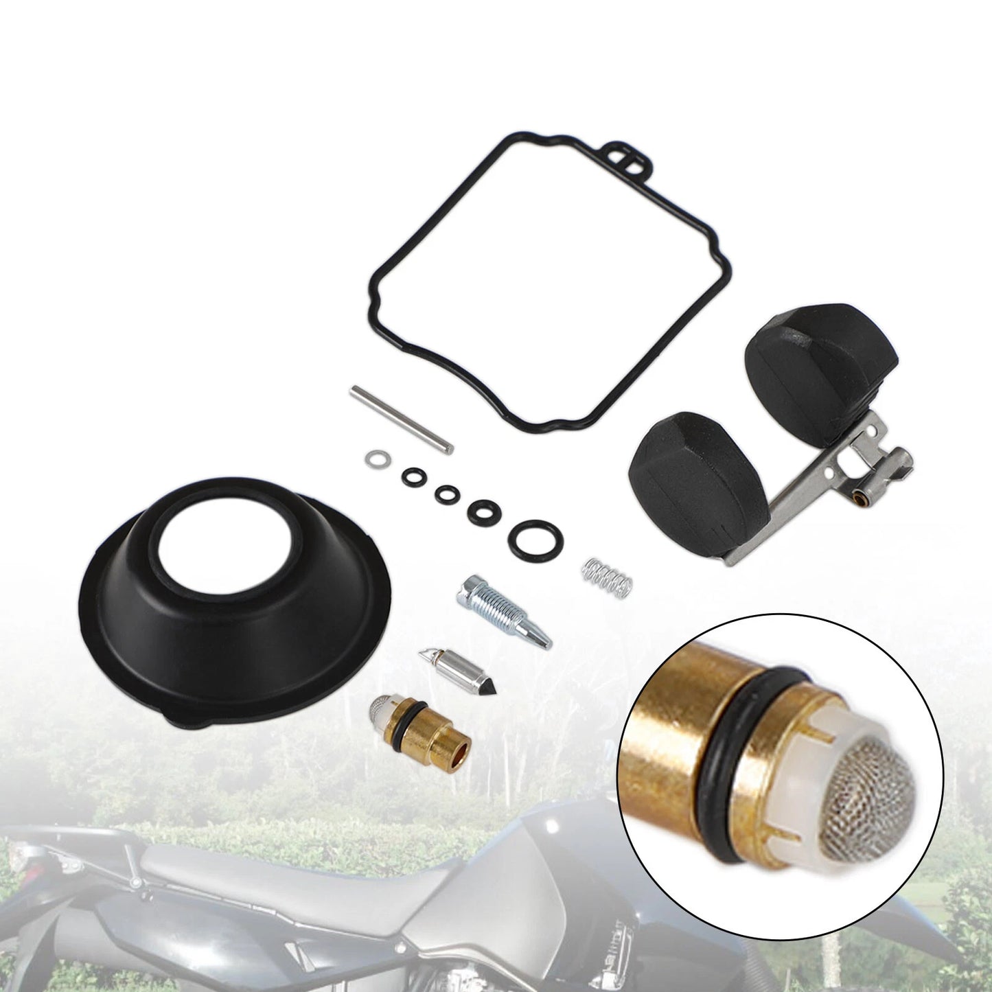 2 x Carburetor Repair Kit for Yamaha XV250 Virago, XVS650 V-STAR (1995-2015)