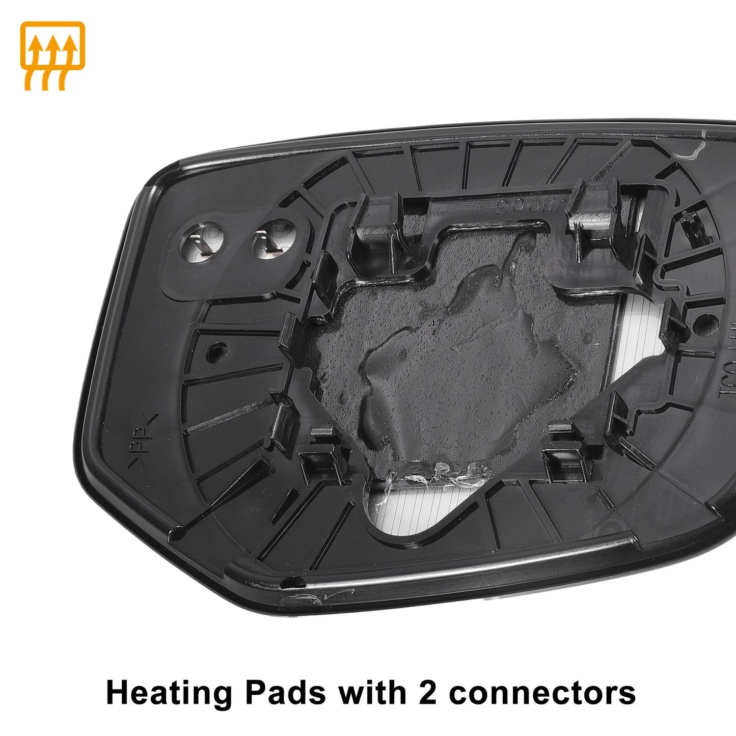 Left Side Blue Heated Mirror Glass for Honda Accord (2008-2010)