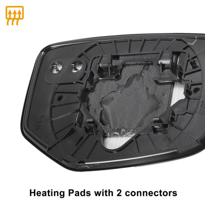 Left Side Blue Heated Mirror Glass for Honda Accord (2008-2010)