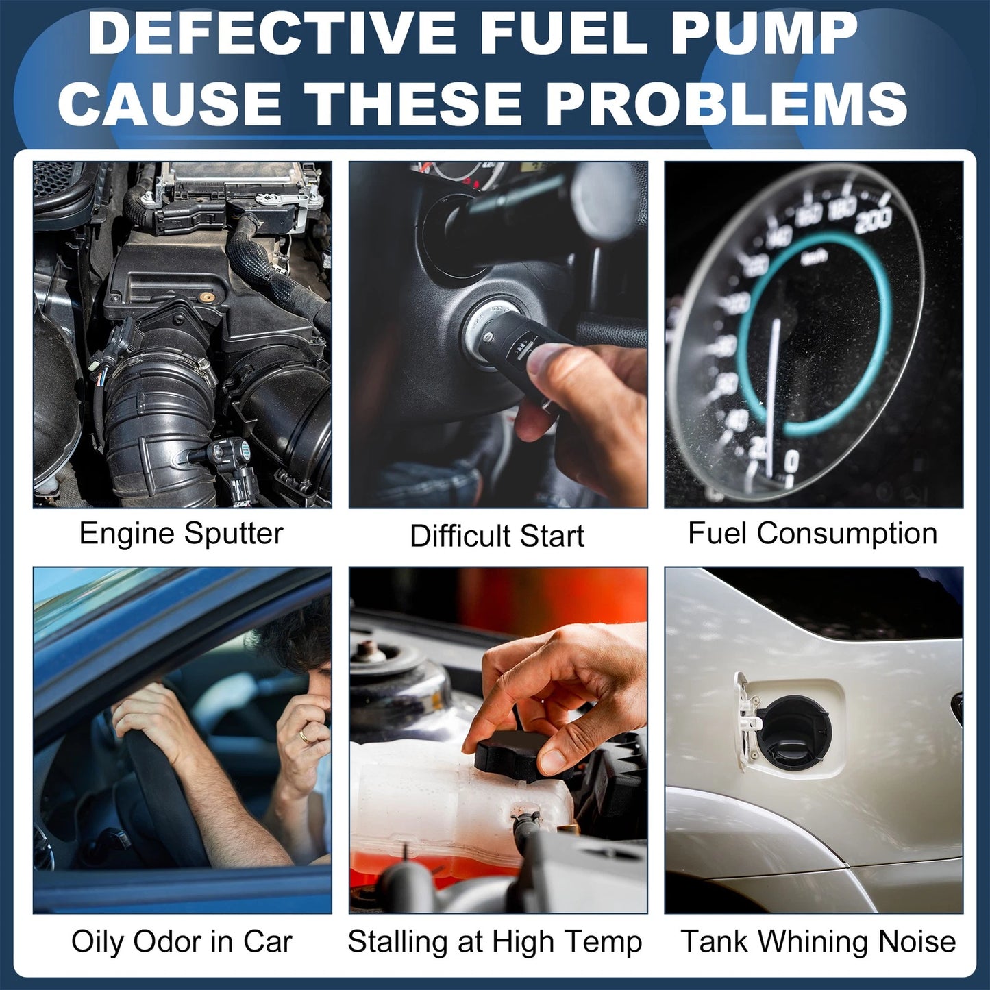 High Pressure Fuel Pump Assembly for Ford Edge (2015-2018)