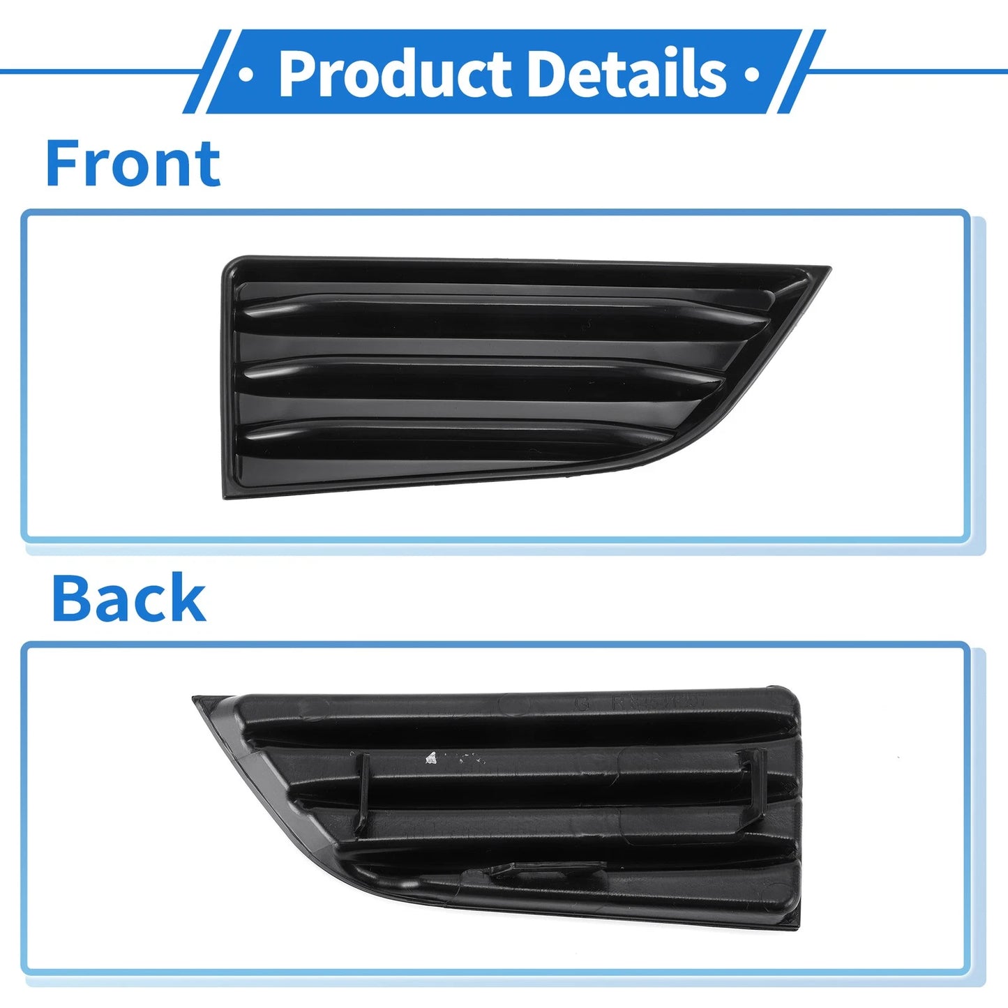 1 Pc Front Right Fog Light Grill for Chevrolet Traverse (2022-2023)