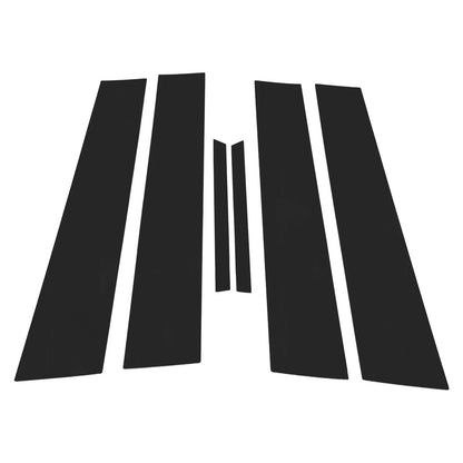 6 Pcs Door Pillar Window Trim for Toyota Mark X (2009–2019)