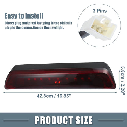 High Mount Stop Light for Toyota (2000-2006) - Chrome Tone Housing Red Lens