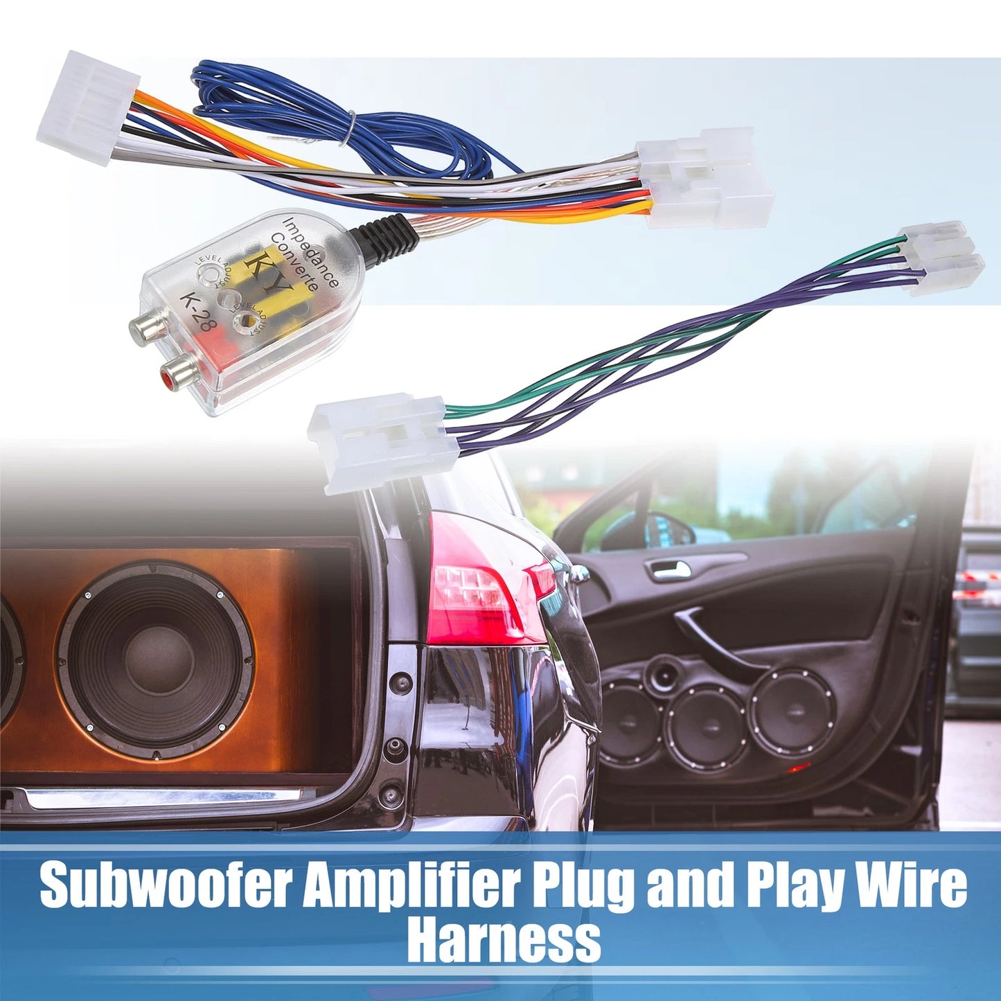 Radio Amp Subwoofer Amplifier Wire Harness for Toyota Pickup (1995-1998)