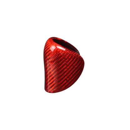 Red Carbon Fiber Gear Shift Knob Shifter Cover Trim Fit For Lexus IS ES NX GS RX