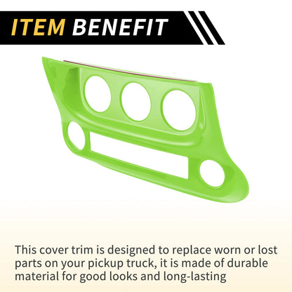 AC Switch Control Cover Trim for Jeep Wrangler JK JKU (2011-2017) Light Green