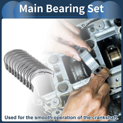 10 x Main Bearing Set No.MD327493 for Mitsubishi Eclipse (1993-1998)