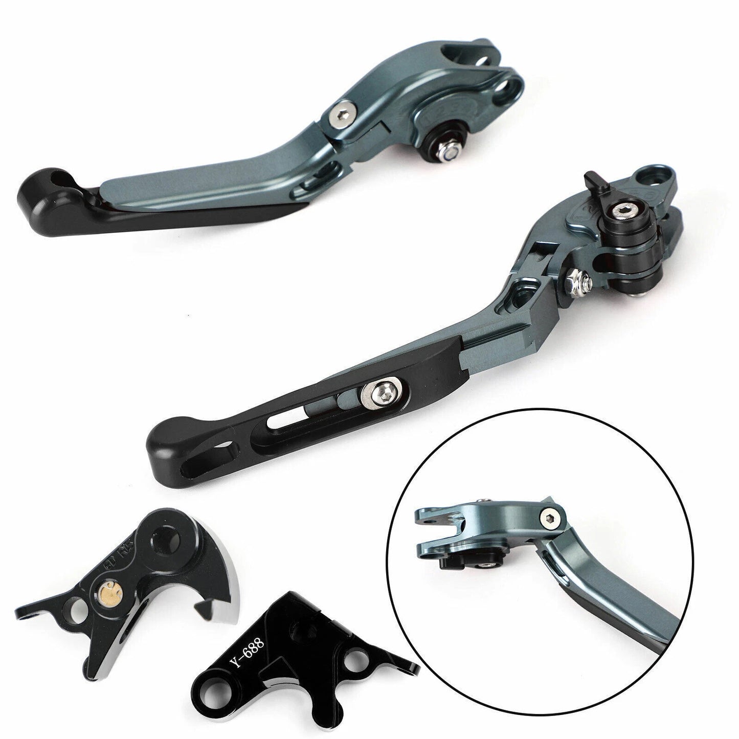Adjustable Brake Clutch Lever for Yamaha MT-09 Tracer 900, YZF R6 (2021-2022)