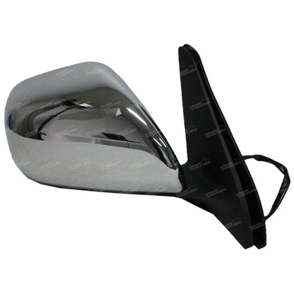 2 x LH+RH Chrome Electric Mirrors for Toyota Landcruiser Prado (2002–2009)
