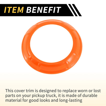 AC Vent Dashboard Decoration Rings for Jeep Wrangler JK JKU (2011-2017) Orange