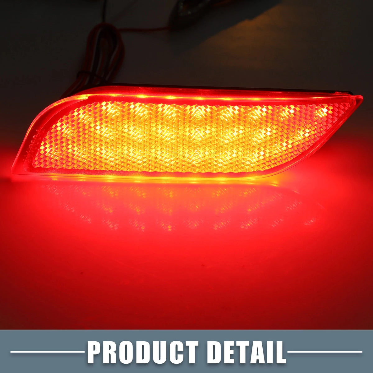 Rear Bumper Reflector LED Brake Tail Lights for Subaru Impreza (2008-2011)