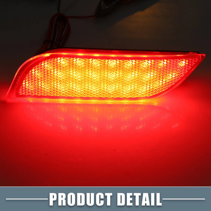 Rear Bumper Reflector LED Brake Tail Lights for Subaru Impreza (2008-2011)