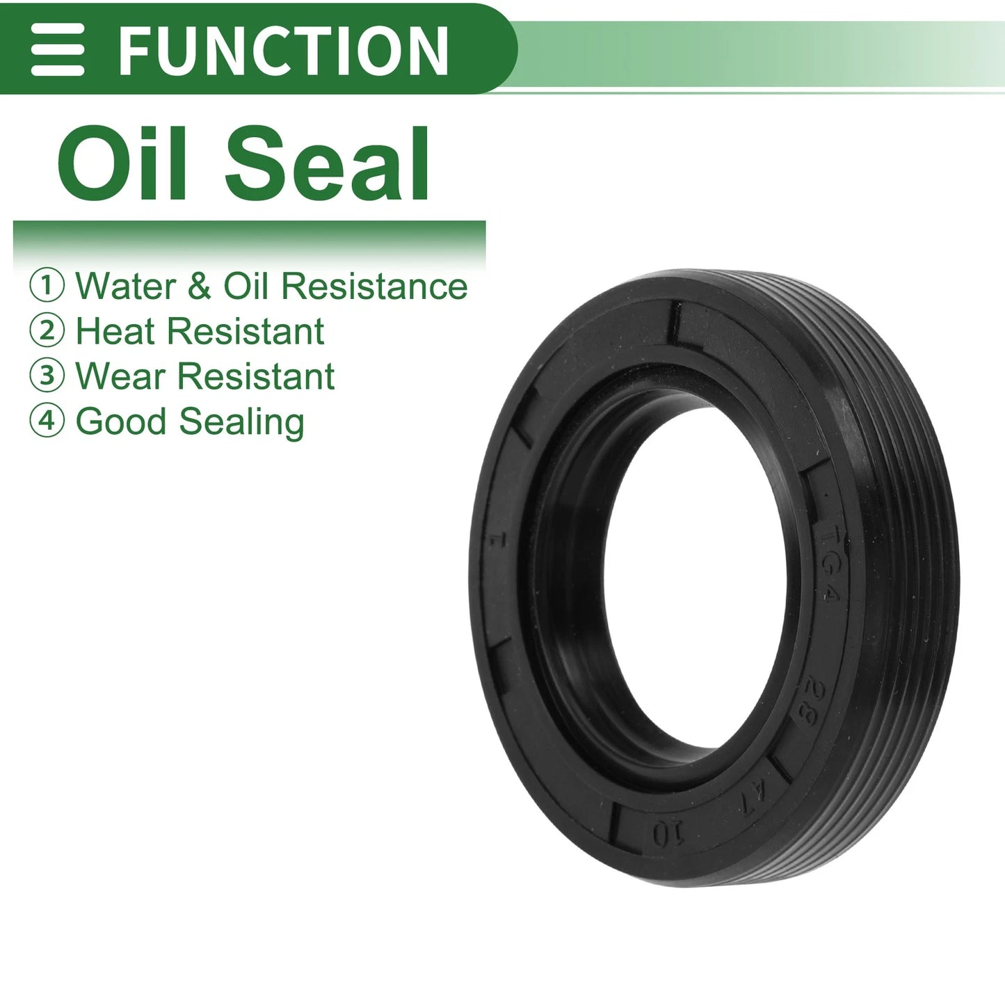 Oil Seal 28x47x10mm Seal Ring NBR Rubber Rotary Shaft Seal for Make Model