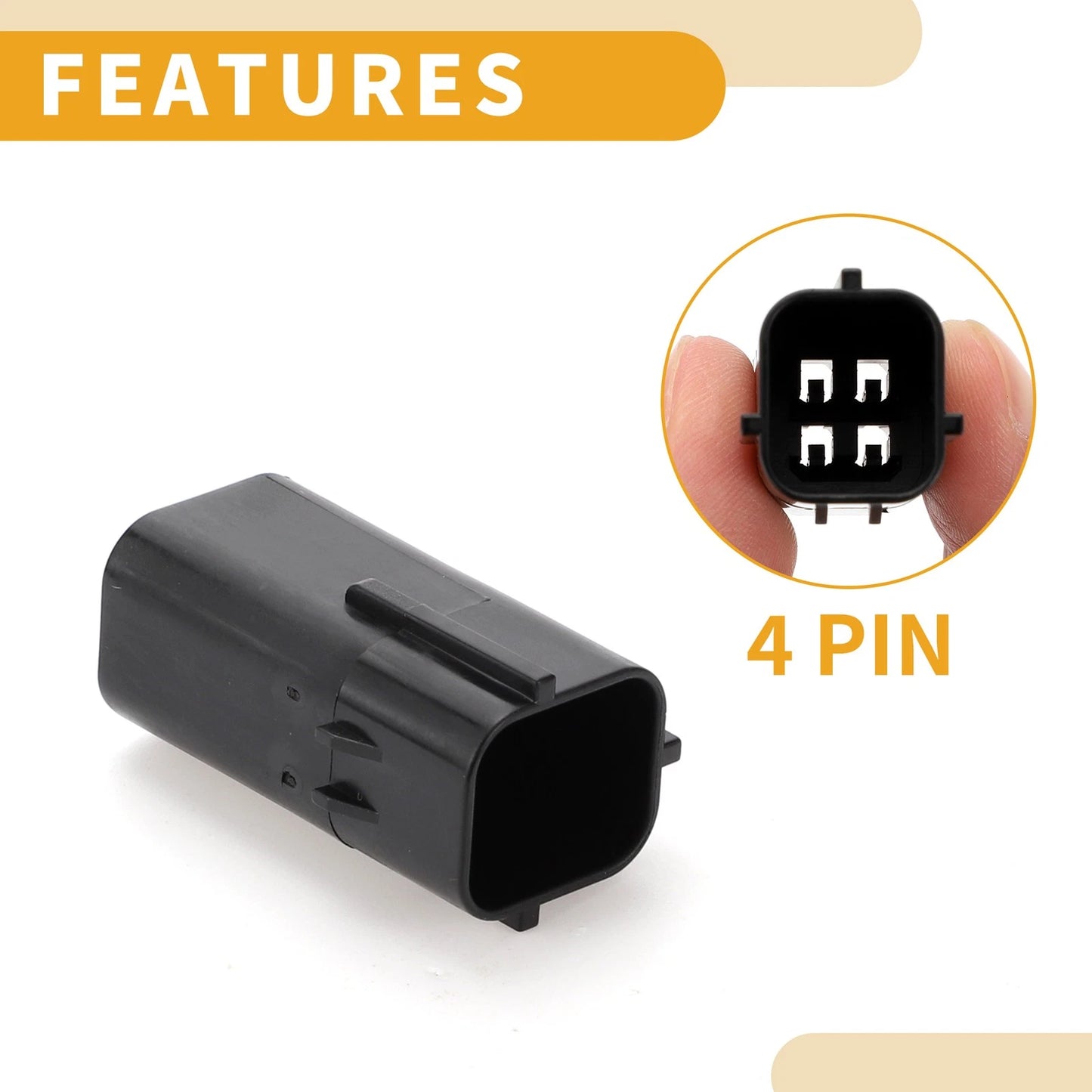 4 Pin O2 Oxygen Sensor Connector Plug for Mazda