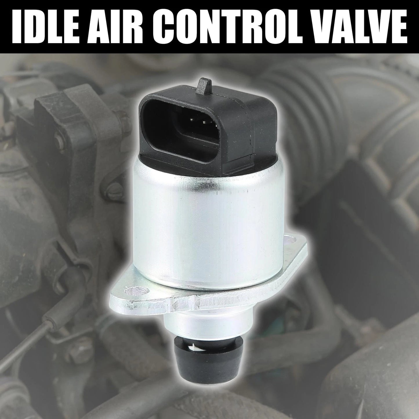 Idle Air Control Valve for Chevy Silver Tone Gasket Replacement