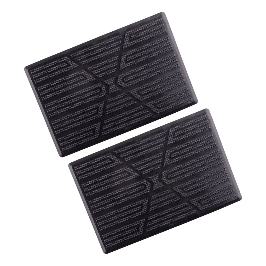2 x Car Floor Carpet Pad Heel Mat Pedal Patch Cover