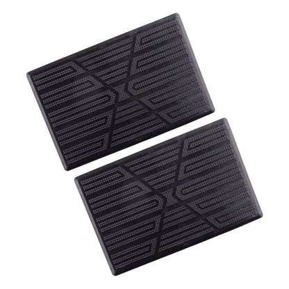 2 x Car Floor Carpet Pad Heel Mat Pedal Patch Cover