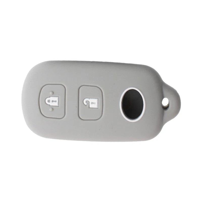 Grey Silicone Key Cover Case for Toyota Camry, Corolla, RAV4, Tacoma (2010-2023)