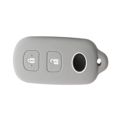 Grey Silicone Key Cover Case for Toyota Camry, Corolla, RAV4, Tacoma (2010-2023)