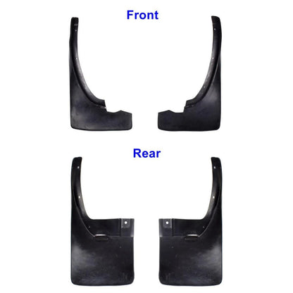 Splash Guard Mud Flap Rubber Set 4 F+R Fits Nissan Navara D40 2WD Truck 2005-14
