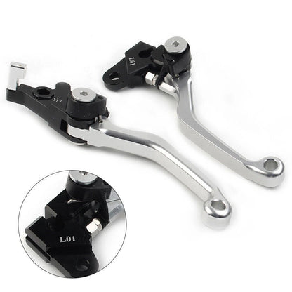 CNC Silver Pivot Brake Clutch Levers for Honda XR250 XR400 (1995-2007)