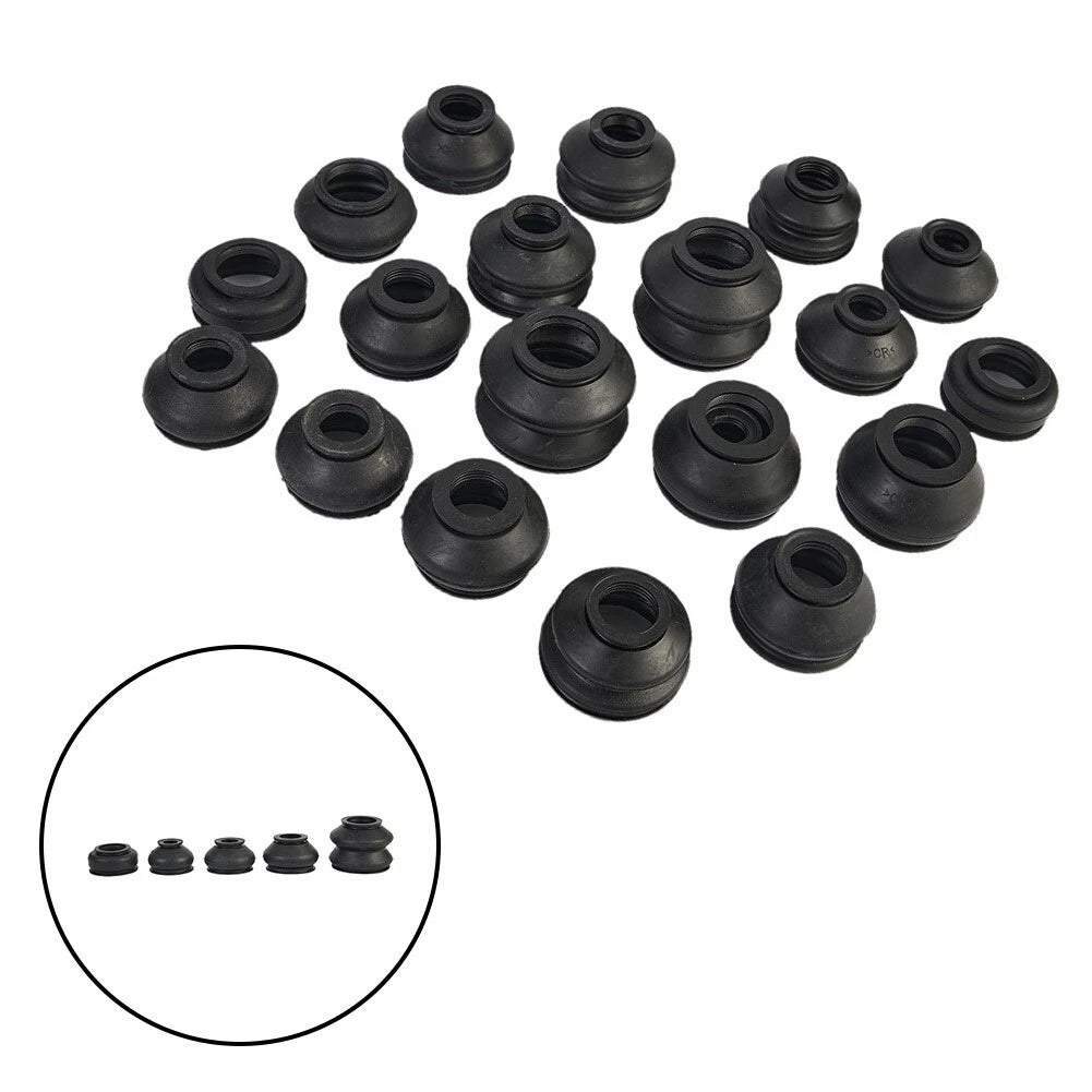 28Pcs Ball Joint Boot Suspension Dust Cover Track Tie Rod Linkage