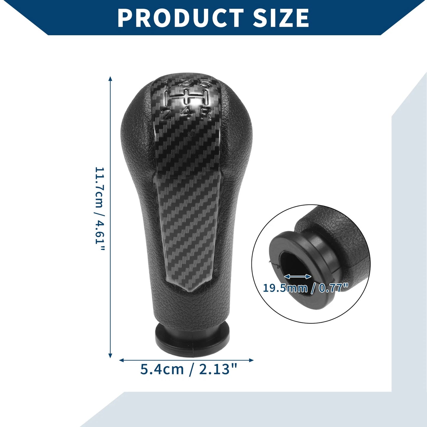 5 Speed Manual Gear Shifter Knob for Chevrolet Spark (2011 - 2014)