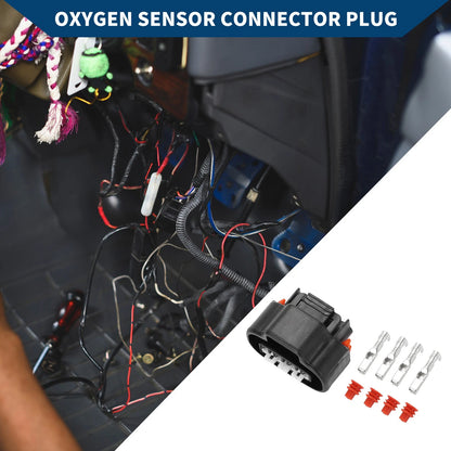 4Pin Oxygen Sensor Connector Plug Female Wire Terminal 1set for Toyota Lexus