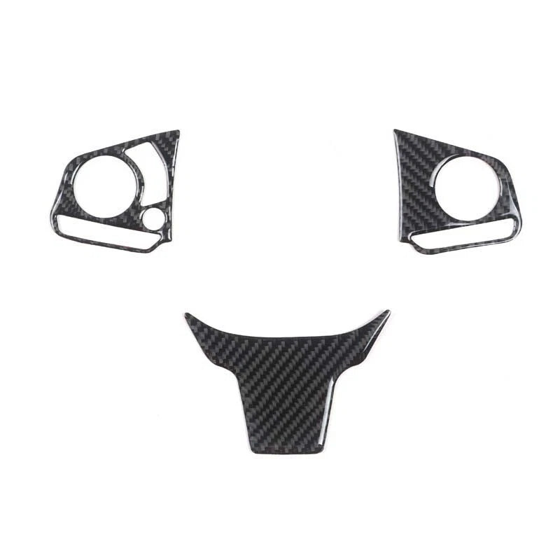 For 2017-2018 Honda CRV Carbon Fiber Steering Wheel Remote Control Sticker Trim