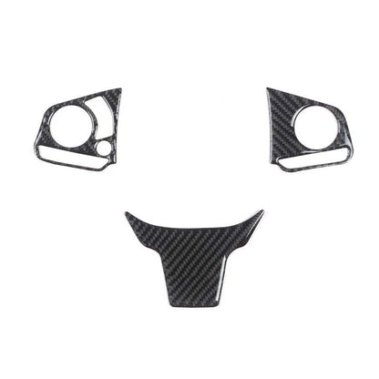 For 2017-2018 Honda CRV Carbon Fiber Steering Wheel Remote Control Sticker Trim