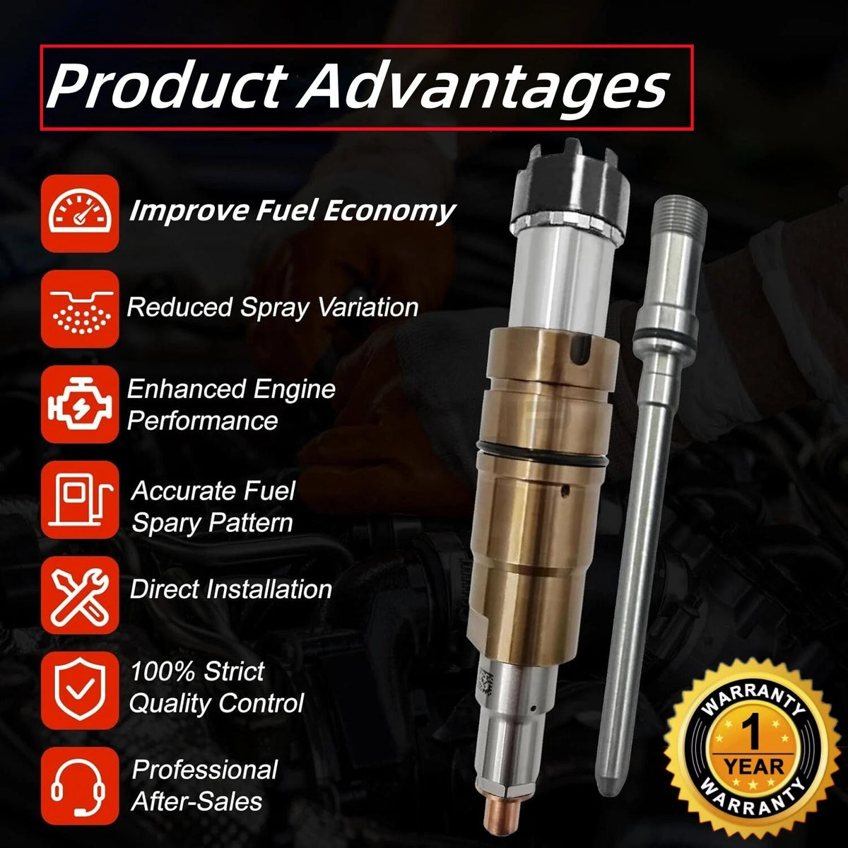 Diesel Fuel Injector Kit for Cummins ISX15 QSX15