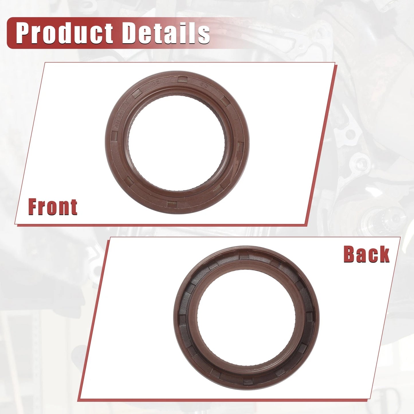 Engine Crankshaft Seals for Toyota Avalon (2005-2018) Rubber