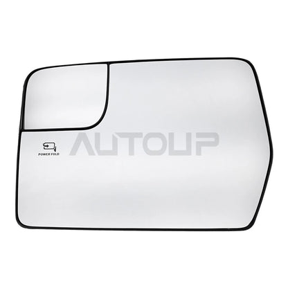 Left side view mirror glass for Ford F-150 (2011–2014)