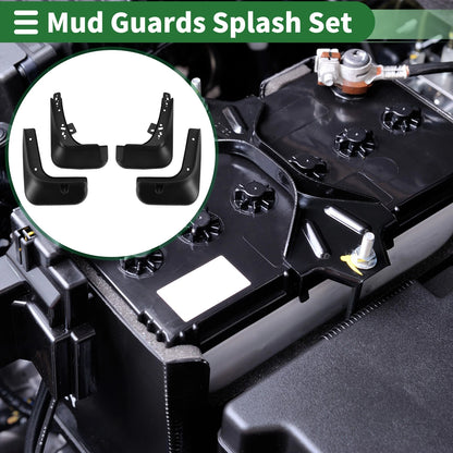 Mud Flaps Splash Guards for Kia K3 Hatchback/Saloon (2013-2015)