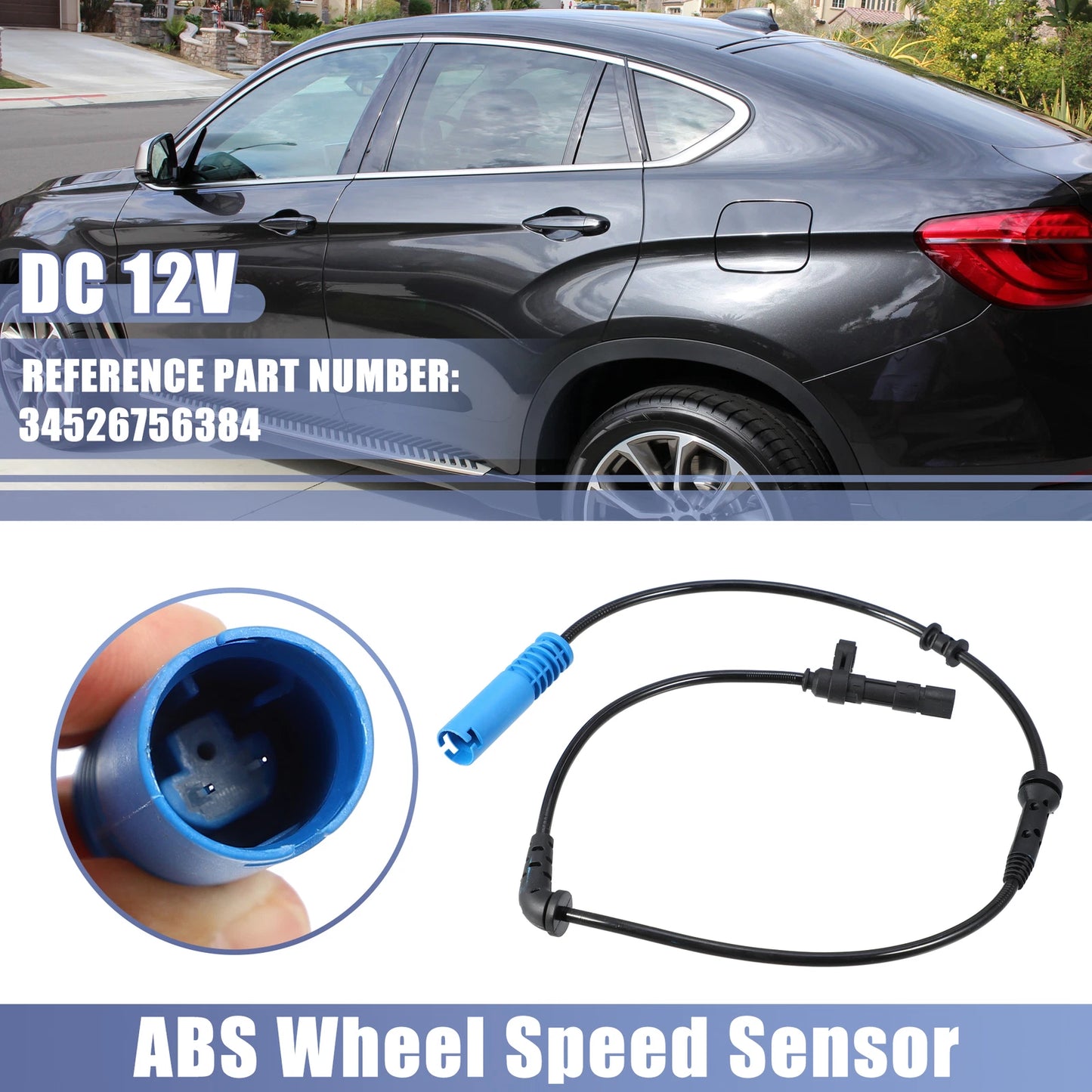 ABS Wheel Speed Sensor for Mini Cooper Base S 1.6L (2002-2008)