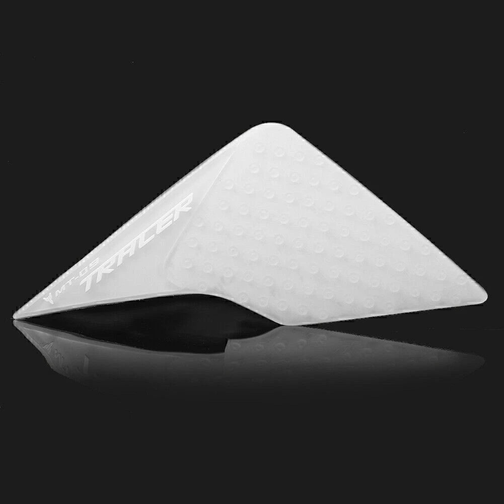 2 x White Tank Traction Pads Knee Protectors for Yamaha MT-09 Tracer (2015-2017)