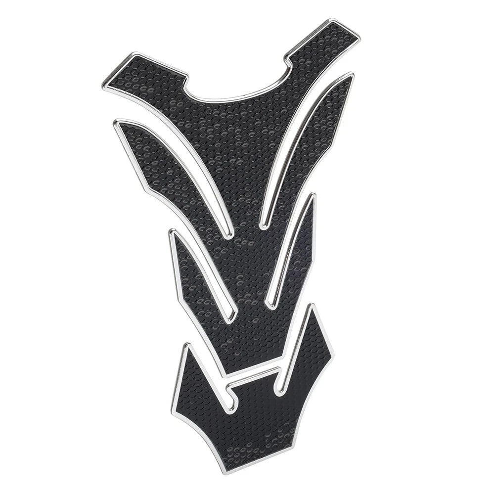 Silver Motorcycle Fuel Tank Pad Cover Protector Decal Grip