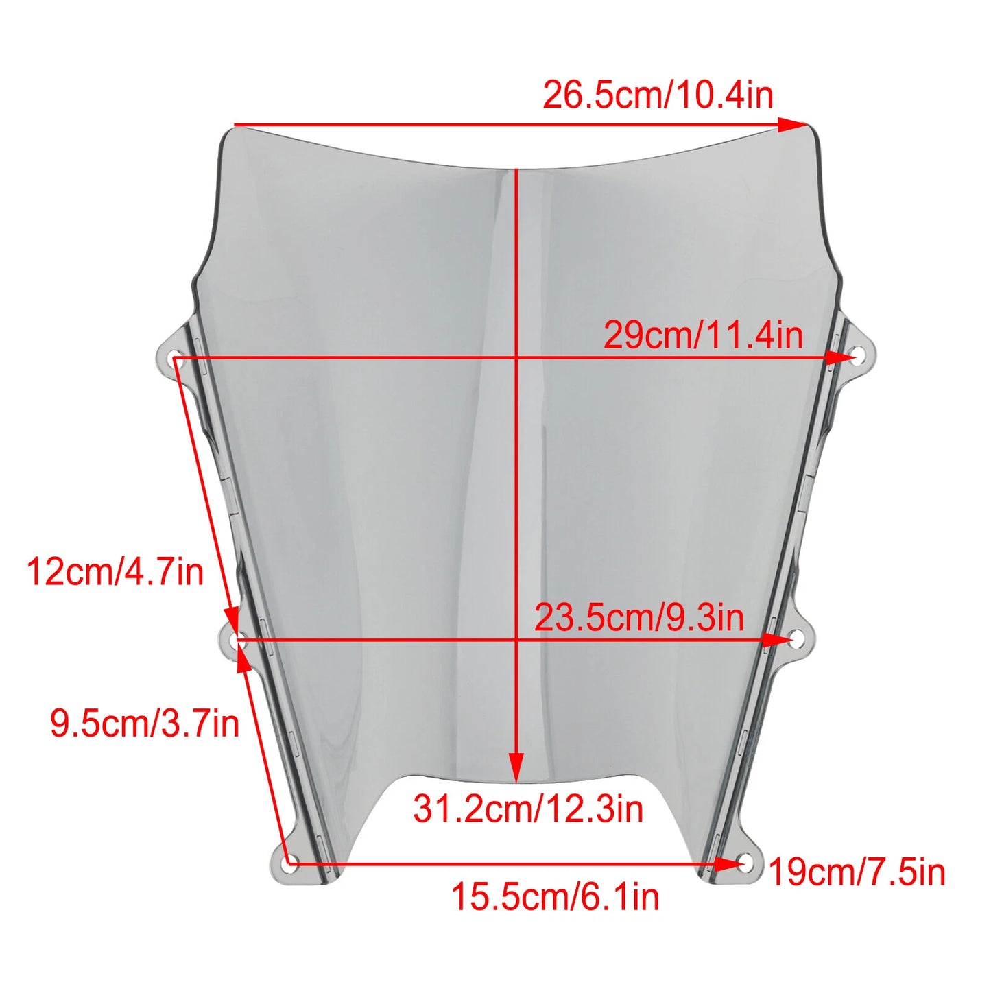 Windshield for Suzuki GSX-8R (2023-2025)