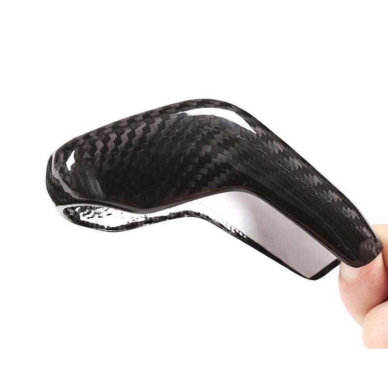 Carbon Fiber Gear Lever Selector Trim Cover Fit For Range Rover Sport 2018-2021