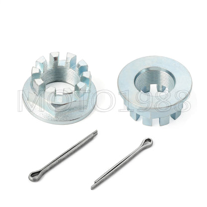 Rear Axle Nuts Kit 20mmx1mm for Honda Recon 250 TRX250TM/TRX250TE
