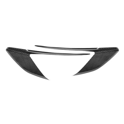 REAL Carbon Fiber Front Headlight Eyebrow Cover Trim for Subaru WRX 2022-2023