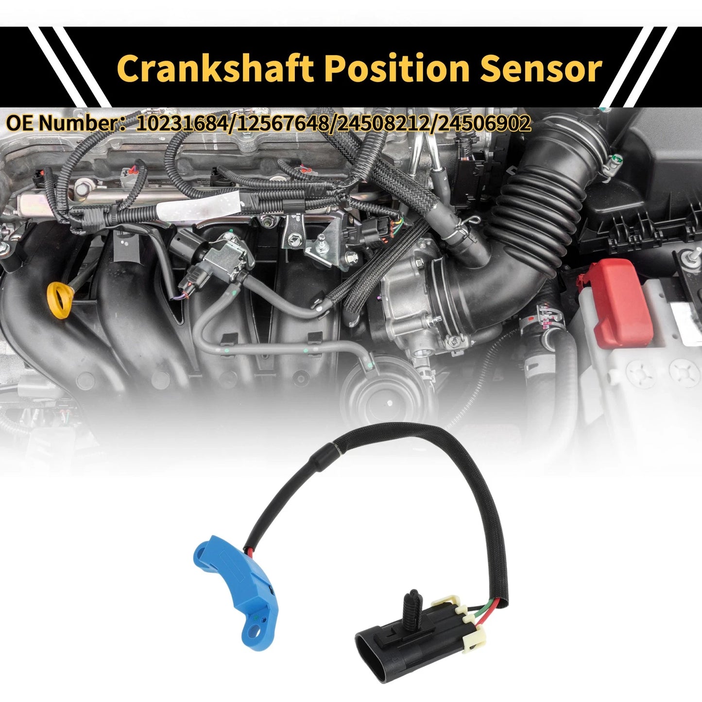 Crankshaft Position Sensor - Chevrolet Malibu (1997-2003) 1 Pc