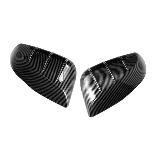 2 x ABS Carbon Fiber Side Rear View Mirror Covers for Toyota Sienna (2021-2022)