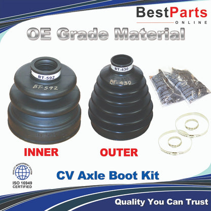 CV Axle Boot Kit Front for Nissan Armada Titan Infiniti QX56 (2004–2015)
