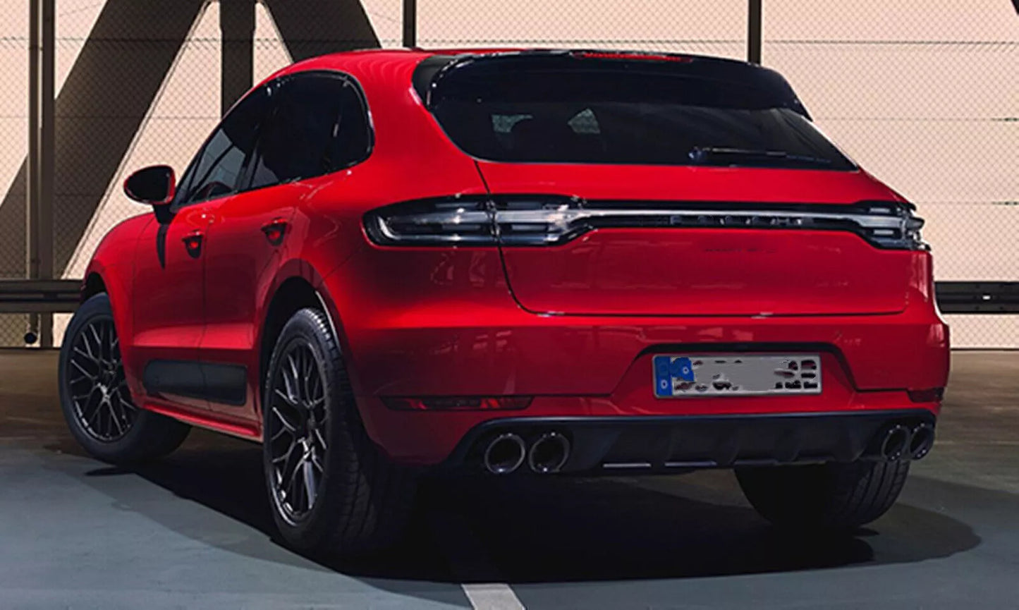Rear Bumper Exhaust Muffler Pipe Quad for Porsche Macan (2019-2022)