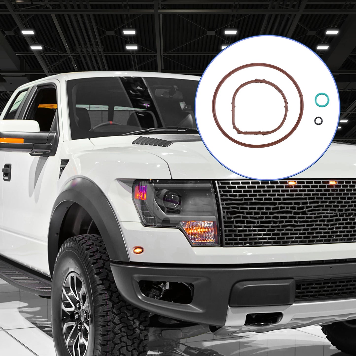 DL3Z-2A572-A Vacuum Pump Seal Ring Repair for Ford Lincoln 3.5L (2011-2019)