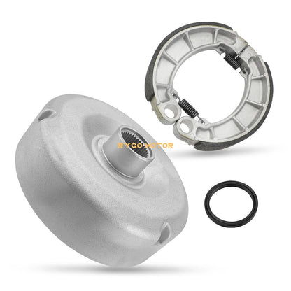 Rear Brake Drum Hub & Shoes for Honda Rancher TRX420 (2007–2013)