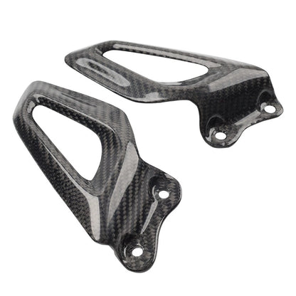 Carbon Fiber Rearset Footrest Plate Heel Guard for BMW S1000RR, M1000RR (19-24)