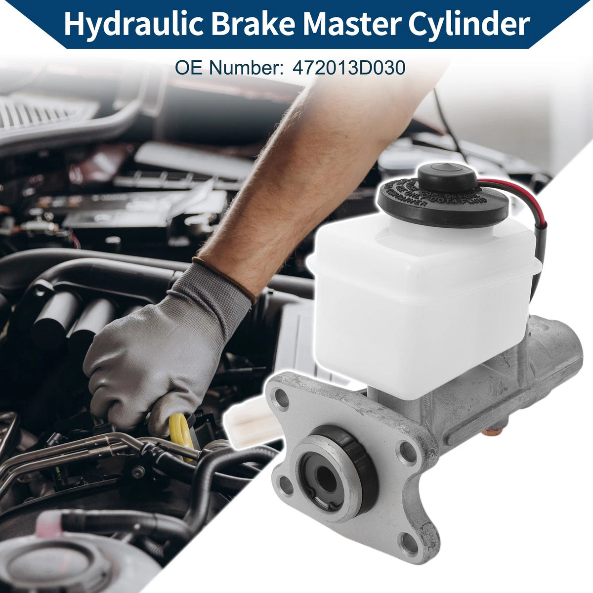 Brake Master Cylinder Reservoir for Toyota Pickup (1990–1992)