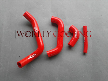 Red Silicone Radiator Hose for Suzuki RM250 (1983-1986)